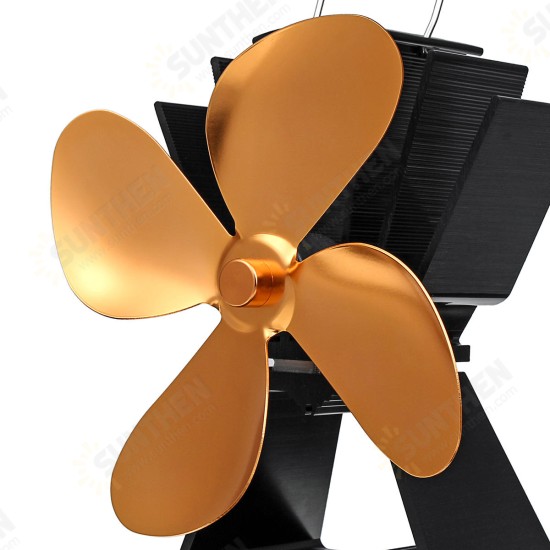 6 Inch Quiet Mini 4 Blades EQ3-NK Stove Fan Fireplace Fire Heat Power Saving Ecofan 6 Inch Quiet Mini 4 Blades EQ3-NK Stove Fan Fireplace Fire Heat Power Saving Ecofan