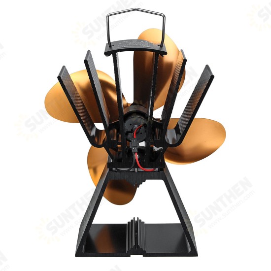6 Inch Quiet Mini 4 Blades EQ3-NK Stove Fan Fireplace Fire Heat Power Saving Ecofan 6 Inch Quiet Mini 4 Blades EQ3-NK Stove Fan Fireplace Fire Heat Power Saving Ecofan