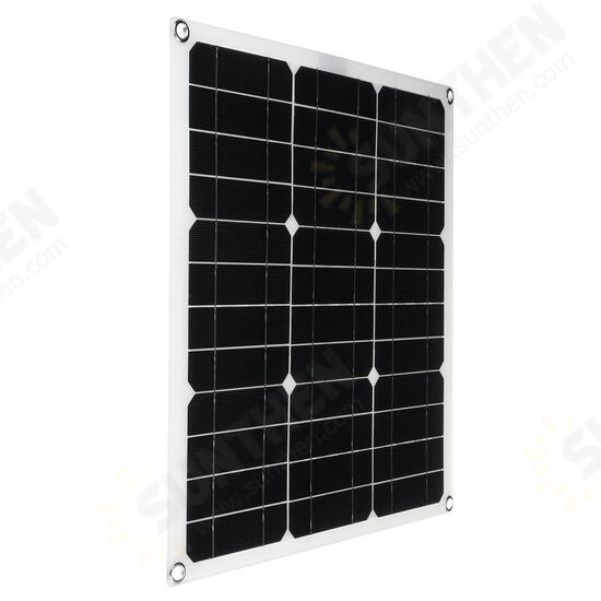 60W 18V Dual USB Solar Panel Battery Charger Monocrystal Solar Power Panel with 40A Solar Controller for Car Moto Motorboat 60W 18V Dual USB Solar Panel Battery Charger Monocrystal Solar Power Panel with 40A Solar Controller for Car Moto Motorboat