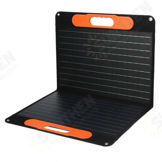 60W Solar Panel Portable Foldable Solar Charger 4in1 Jack for Summer Camping Van RV