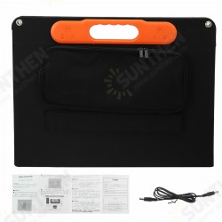 60W Solar Panel Portable Foldable Solar Charger 4in1 Jack for Summer Camping Van RV 60W Solar Panel Portable Foldable Solar Charger 4in1 Jack for Summer Camping Van RV
