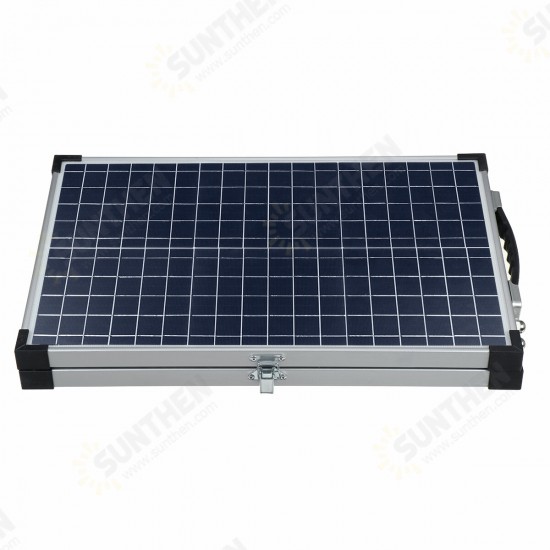 60W Solar Panel with USB Type-C DC interface with clips 60W Solar Panel with USB Type-C DC interface with clips