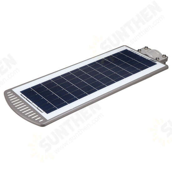 60W Solar Street LED Light Intelligent Time Switch Control with 6V Polycrystalline Solar Panel