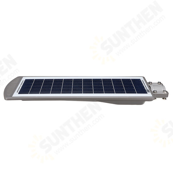 60W Solar Street LED Light Intelligent Time Switch Control with 6V Polycrystalline Solar Panel