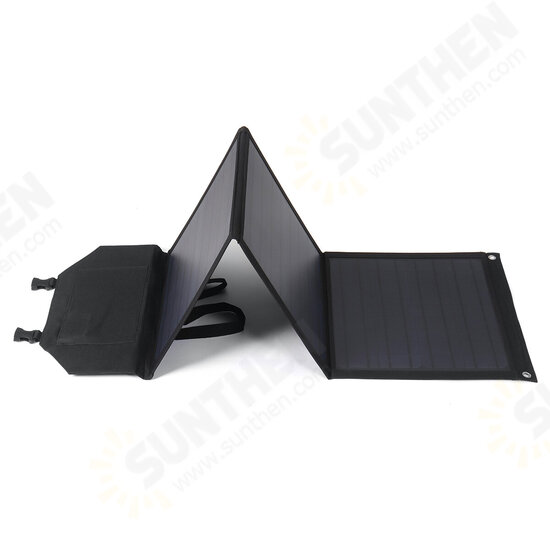 60W USB Solar Panel Folding Monocrystalline PET Power Charger for Phone RV Car MP3 PAD Charger Outdoor Battery Supply