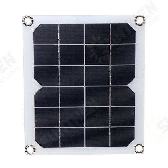 6V 10W Solar Panel Powered Fan Mini Ventilator for Pet House Greenhouse RV Roof