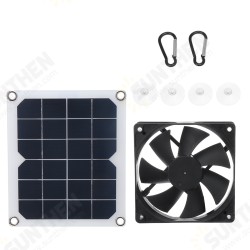 6V 10W Solar Panel Powered Fan Mini Ventilator for Pet House Greenhouse RV Roof 6V 10W Solar Panel Powered Fan Mini Ventilator for Pet House Greenhouse RV Roof