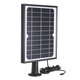 6V 8W Portable Solar Panel Solar Charging Panel for Outdoor Camera Security Monitoring Courtyard Lights with 3m Cable