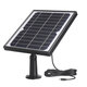 6V 8W Portable Solar Panel Solar Charging Panel for Outdoor Camera Security Monitoring Courtyard Lights with 3m Cable