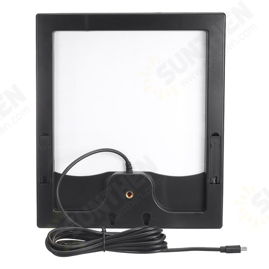 6V 8W Portable Solar Panel Solar Charging Panel for Outdoor Camera Security Monitoring Courtyard Lights with 3m Cable