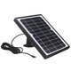 6V 8W Portable Solar Panel Solar Charging Panel for Outdoor Camera Security Monitoring Courtyard Lights with 3m Cable