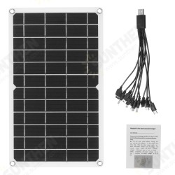 6V Portable Solar Panel Kit DC USB Charger Kit Solar Power Panel Solar Controller with Multi-head USB Cable 6V Portable Solar Panel Kit DC USB Charger Kit Solar Power Panel Solar Controller with Multi-head USB Cable