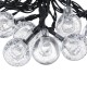 6m 30LED Waterproof Solar Light String Retro Crystal Ball Bulb String Decor Lamp 6m 30LED Waterproof Solar Light String Retro Crystal Ball Bulb String Decor Lamp