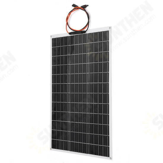 70W Flexible Solar Panel Cell Module Kit Waterproof For Camping Caravan RV 150W Max