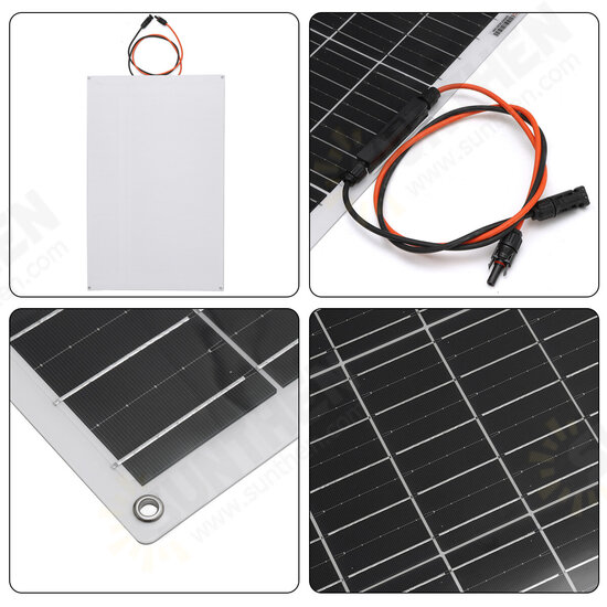 70W Flexible Solar Panel Cell Module Kit Waterproof For Camping Caravan RV 150W Max 70W Flexible Solar Panel Cell Module Kit Waterproof For Camping Caravan RV 150W Max