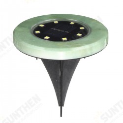 8 LED Outdoor Solar Buried Light Marble Waterproof Ground Path Garden Yard Lamp 8 LED Outdoor Solar Buried Light Marble Waterproof Ground Path Garden Yard Lamp