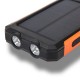 8000MAH Waterproof Solar Power Bank Solar Charger Built In Compass Dual USB Portable 2 LEDs Light 8000MAH Waterproof Solar Power Bank Solar Charger Built In Compass Dual USB Portable 2 LEDs Light