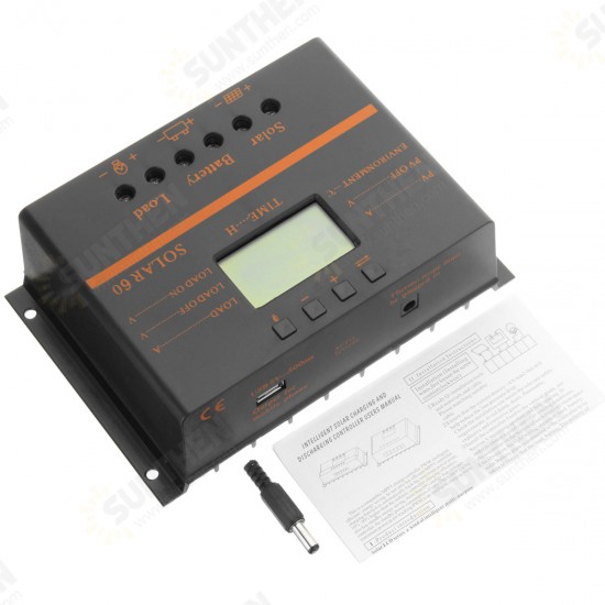 80A 12V/24V Auto LCD Solar Battery Regulator Charge Discharge Controller 80A 12V/24V Auto LCD Solar Battery Regulator Charge Discharge Controller