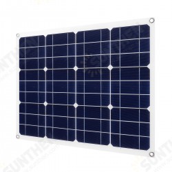 80W 18V Mono Solar Panel Dual 12V/5V DC USB Monocrystaline Solar Charger For Car RV Boat Battery Charger Waterproof 80W 18V Mono Solar Panel Dual 12V/5V DC USB Monocrystaline Solar Charger For Car RV Boat Battery Charger Waterproof