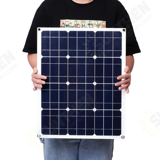 80W 18V Mono Solar Panel Dual 12V/5V DC USB Monocrystaline Solar Charger For Car RV Boat Battery Charger Waterproof 80W 18V Mono Solar Panel Dual 12V/5V DC USB Monocrystaline Solar Charger For Car RV Boat Battery Charger Waterproof