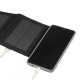 80W 5V USB Monocrystalline Solar Panel Folding Power Bank Outdoor Camping Hiking Phone Charger