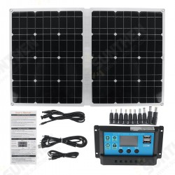 80W Foldable Monocrystalline Solar Panel USB 18V/5V DC TYPE-C For Car Boat Camping RV W/ None/10A/20A/30A/40A/50A Controller 80W Foldable Monocrystalline Solar Panel USB 18V/5V DC TYPE-C For Car Boat Camping RV W/ None/10A/20A/30A/40A/50A Controller