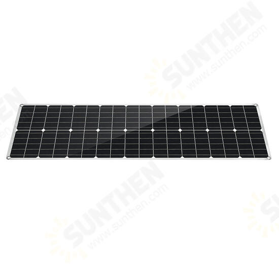 80W PET Flexible Dual USB Solar Panel DC Output Battery Charger Roof Boat Car