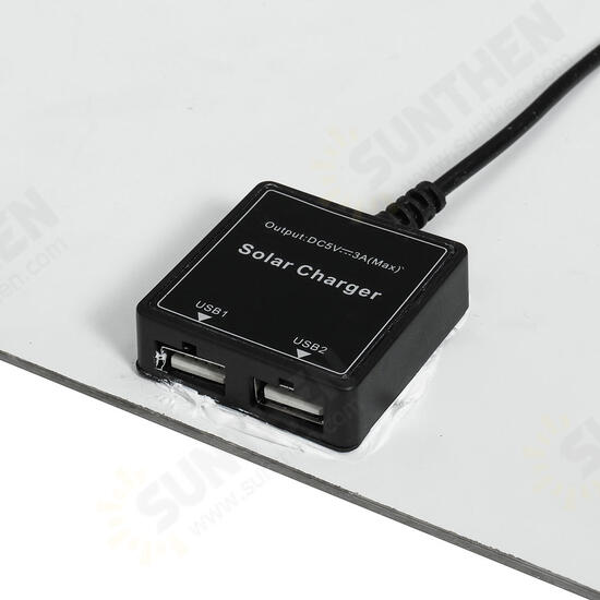 80W PET Flexible Dual USB Solar Panel DC Output Battery Charger Roof Boat Car 80W PET Flexible Dual USB Solar Panel DC Output Battery Charger Roof Boat Car
