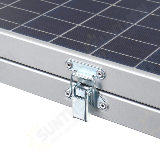 80W Solar Panel Monocrystalline Silicon Cell With Solar Controller