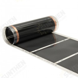 80cm 2M/3M/4M 220V Far Infrared Floor Heating Vinyl Film Crystal Carbon Fiber Underfloor Heating Film 80cm 2M/3M/4M 220V Far Infrared Floor Heating Vinyl Film Crystal Carbon Fiber Underfloor Heating Film