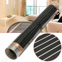 80cm 2M/3M/4M 220V Far Infrared Floor Heating Vinyl Film Crystal Carbon Fiber Underfloor Heating Film 80cm 2M/3M/4M 220V Far Infrared Floor Heating Vinyl Film Crystal Carbon Fiber Underfloor Heating Film
