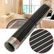 80cm 2M/3M/4M 220V Far Infrared Floor Heating Vinyl Film Crystal Carbon Fiber Underfloor Heating Film