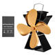8.8 Inch Quiet 3/4 Blade EQ3-BK Stove Fan Fireplace Fire Heat Powered Saving Ecofan 8.8 Inch Quiet 3/4 Blade EQ3-BK Stove Fan Fireplace Fire Heat Powered Saving Ecofan