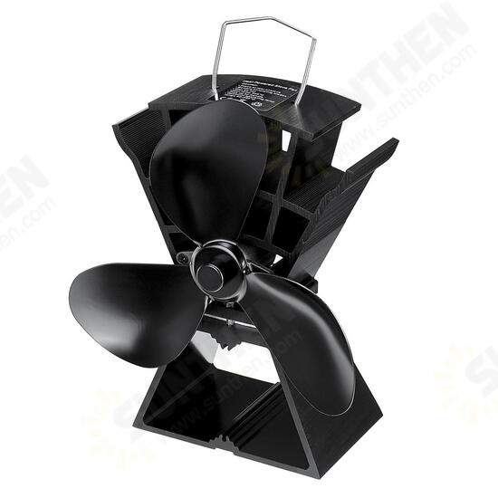 8.8 Inch Quiet 3/4 Blade EQ3-BK Stove Fan Fireplace Fire Heat Powered Saving Ecofan 8.8 Inch Quiet 3/4 Blade EQ3-BK Stove Fan Fireplace Fire Heat Powered Saving Ecofan