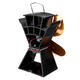 8.8 Inch Quiet 3/4 Blade EQ3-BK Stove Fan Fireplace Fire Heat Powered Saving Ecofan 8.8 Inch Quiet 3/4 Blade EQ3-BK Stove Fan Fireplace Fire Heat Powered Saving Ecofan