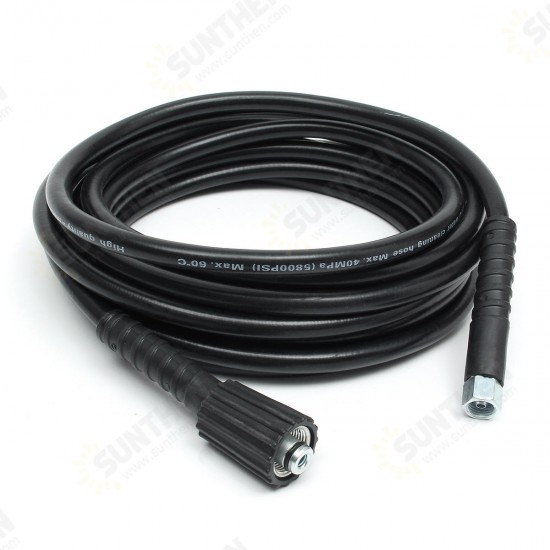 8M/315 inch 2300PSI Resin Pipe High Pressure Washer Jet Wash Hose M22-M14 14mm/22mm 8M/315 inch 2300PSI Resin Pipe High Pressure Washer Jet Wash Hose M22-M14 14mm/22mm