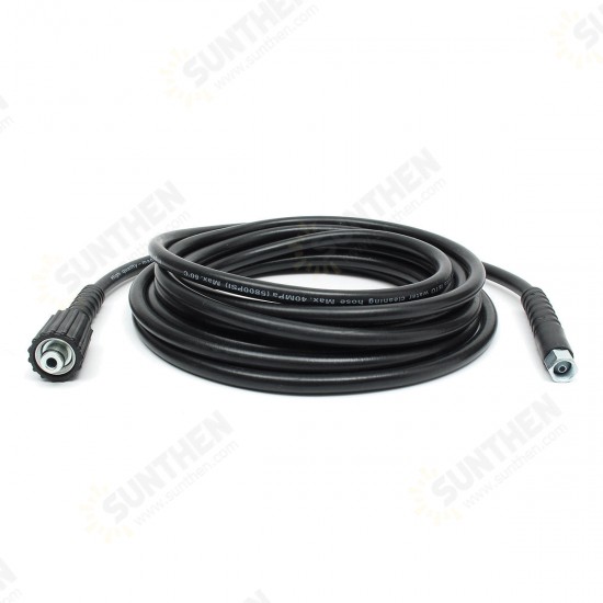 8M/315 inch 2300PSI Resin Pipe High Pressure Washer Jet Wash Hose M22-M14 14mm/22mm 8M/315 inch 2300PSI Resin Pipe High Pressure Washer Jet Wash Hose M22-M14 14mm/22mm