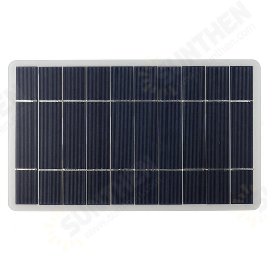 8W 5V USB Monocrystalline Silicon Solar Panel Phone Car USB Battery Outdoor Charger