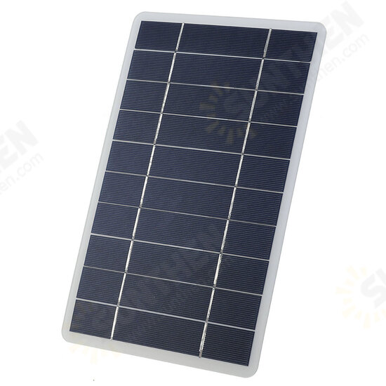 8W 5V USB Monocrystalline Silicon Solar Panel Phone Car USB Battery Outdoor Charger