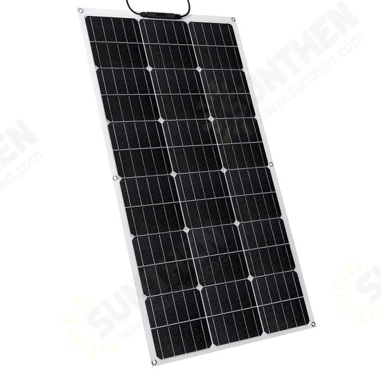 90W 18V ETFE Universal Solar Panel Battery Charger Power Charge Kit For RV Car Boat Camping