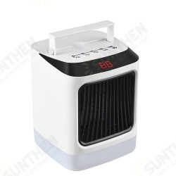 1000W Smart Electric Heater Portable PTC Ceramic Heating Fan Timing Cold & Warm Winter Warmer Remote Control Colorful Night Light Overheat Protection 1000W Smart Electric Heater Portable PTC Ceramic Heating Fan Timing Cold & Warm Winter Warmer Remote Control Colorful Night Light Overheat Protection
