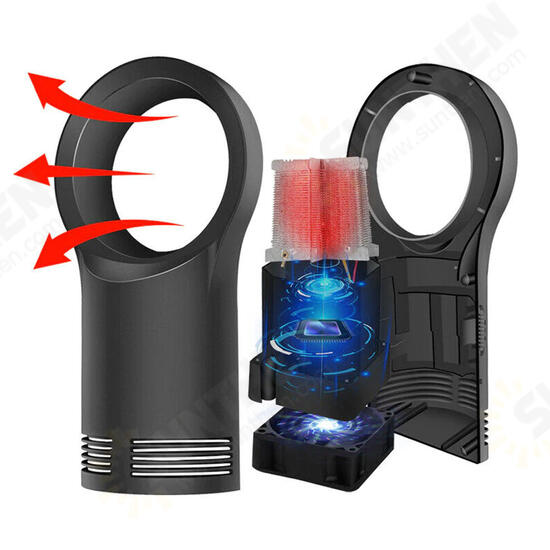 Bladeless Heater Fan Desktop Table Electric Heating Winter Warm Fan Space Air Blower Radiator Bladeless Heater Fan Desktop Table Electric Heating Winter Warm Fan Space Air Blower Radiator