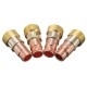 Brass Collets Stubby Gas Lens Connector With Mesh For Tig WP-17/18/26 Torch Brass Collets Stubby Gas Lens Connector With Mesh For Tig WP-17/18/26 Torch