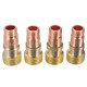 Brass Collets Stubby Gas Lens Connector With Mesh For Tig WP-17/18/26 Torch Brass Collets Stubby Gas Lens Connector With Mesh For Tig WP-17/18/26 Torch