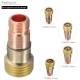 Brass Collets Stubby Gas Lens Connector With Mesh For Tig WP-17/18/26 Torch