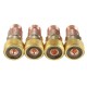 Brass Collets Stubby Gas Lens Connector With Mesh For Tig WP-17/18/26 Torch Brass Collets Stubby Gas Lens Connector With Mesh For Tig WP-17/18/26 Torch