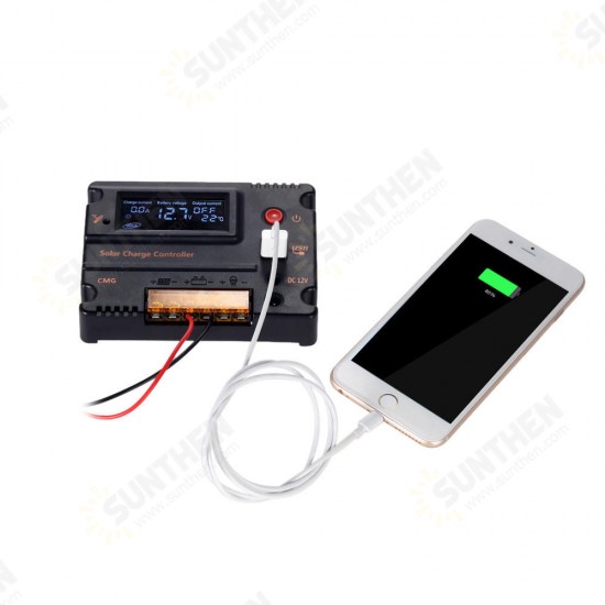 CMG-2420 12V/24V 20A Solar Charge Controller Panel Battery Regulator Auto Switch Overload Protection CMG-2420 12V/24V 20A Solar Charge Controller Panel Battery Regulator Auto Switch Overload Protection