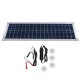 DC 12V/18V Solar Panel Double 5V USB Port Charging Battery Charger For Camping Traveling DC 12V/18V Solar Panel Double 5V USB Port Charging Battery Charger For Camping Traveling
