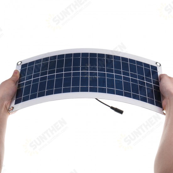 DC 12V/18V Solar Panel Double 5V USB Port Charging Battery Charger For Camping Traveling DC 12V/18V Solar Panel Double 5V USB Port Charging Battery Charger For Camping Traveling