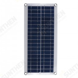 DC 12V/18V Solar Panel Double 5V USB Port Charging Battery Charger For Camping Traveling DC 12V/18V Solar Panel Double 5V USB Port Charging Battery Charger For Camping Traveling